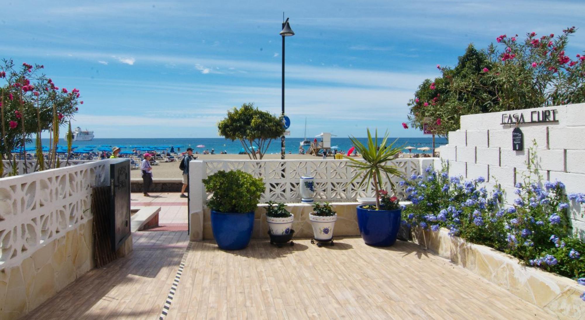 Casa Curt, Vista Mar Y Playa Villa Arona  Buitenkant foto