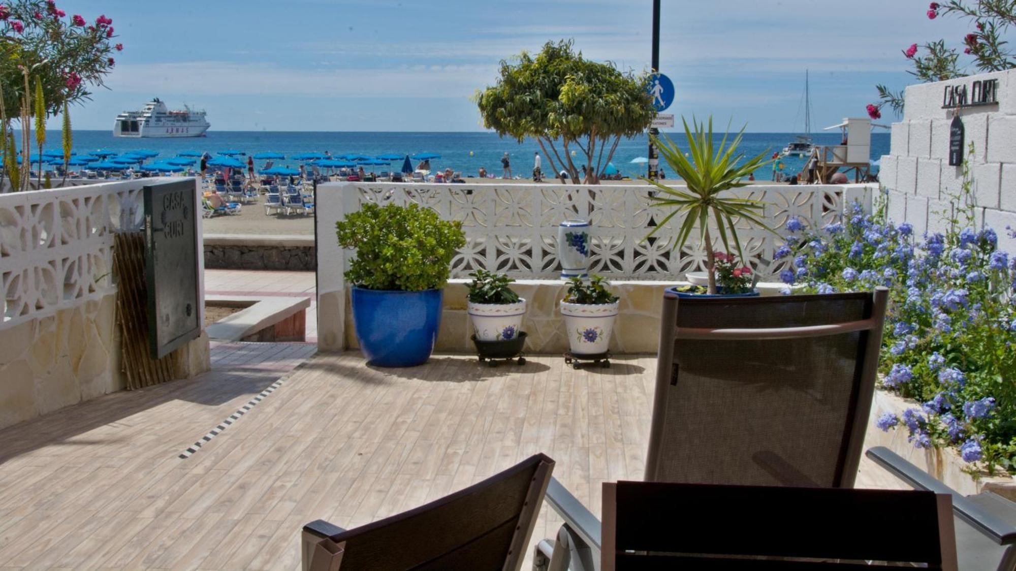 Casa Curt, Vista Mar Y Playa Villa Arona  Buitenkant foto